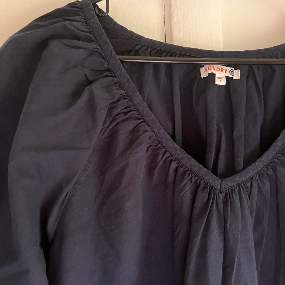 Sundry Puff Sleeve Dress